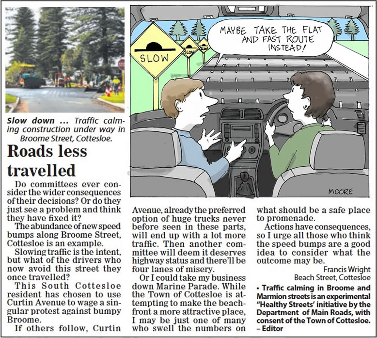 Speed humps